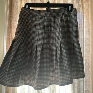 Vintage Plaid Wool Skirt